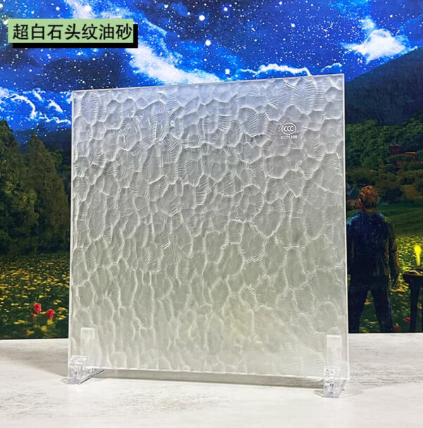 Ultra white stone grain oil sand